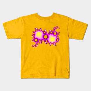 Yellow Flare Fractal Kids T-Shirt